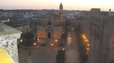 Tricase - Piazza Giuseppe Pisanelli vista dall'alto